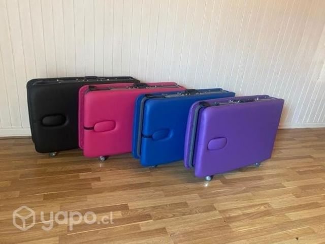 Camillas plegables tipo maleta con ruedas para trs