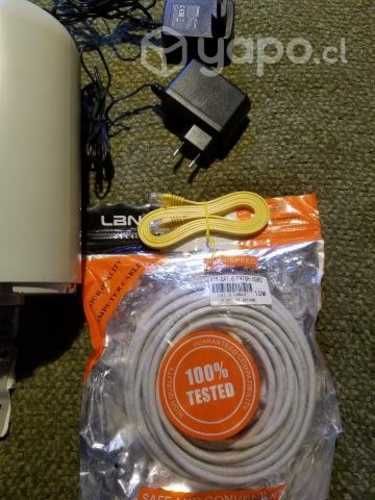 Antena internet rural ENTEL + router+repetidor