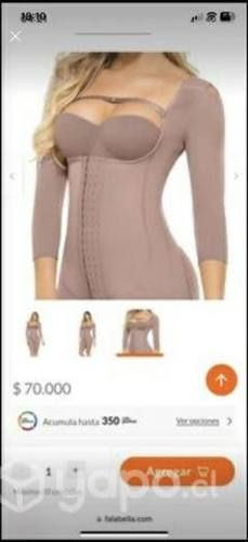 Faja Modeladora Post Operatoria Ann Chery Talla M