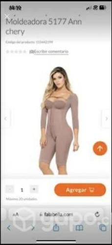 Faja Modeladora Post Operatoria Ann Chery Talla M