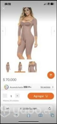 Faja Modeladora Post Operatoria Ann Chery Talla M