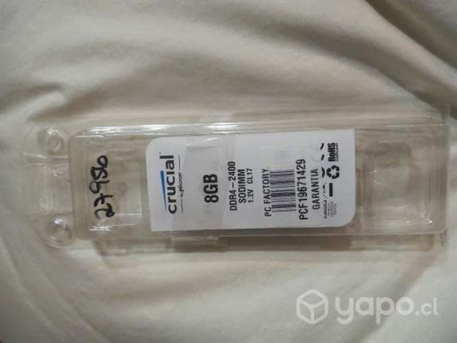 Ram 8 GB DDR4 - 2400