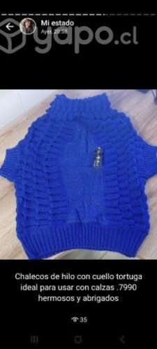 Chaleco cuello tortuga