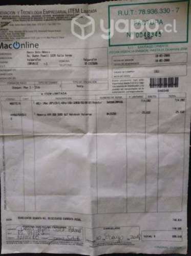 IMAC 20; /2.4GHZ/1GB/320GB/SD/AP/ST para repuesto