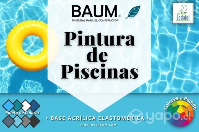Pintura para piscina baum colorbrizz