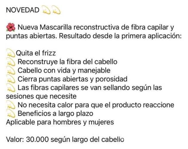 Mascarilla ora el Frizz y Cabellos rebeldes
