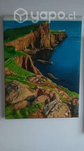 Cuadros al oleo paisajes. Artista venezolano