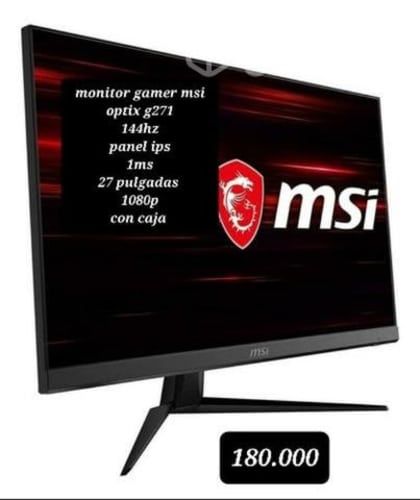 Monitor Gamer Msi 27"