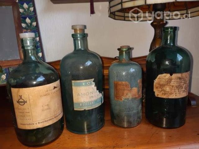 Antiguos frascos de farmacia colección