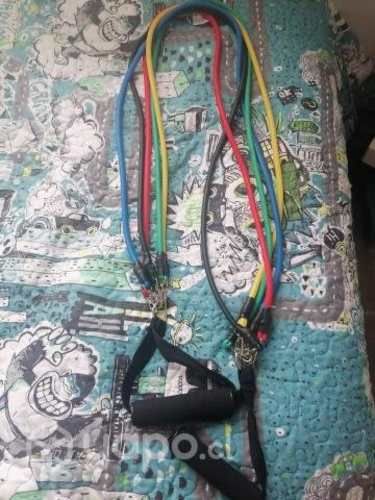 Mancuernas Elasticas para ejercicio