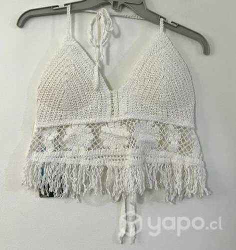 Peto Tejido Marca Zexiang Talla M/l Blanco