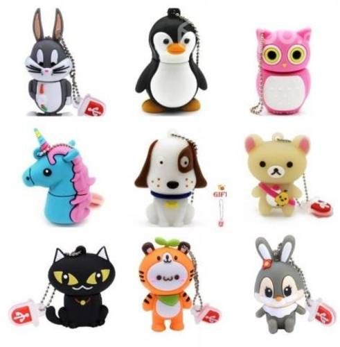 Pack de 10 unidades Pendrive de figuras