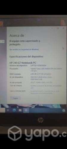 Notebook hp 240 g7