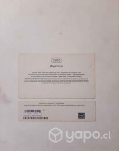 IPad 32gb 10.1 Detalle