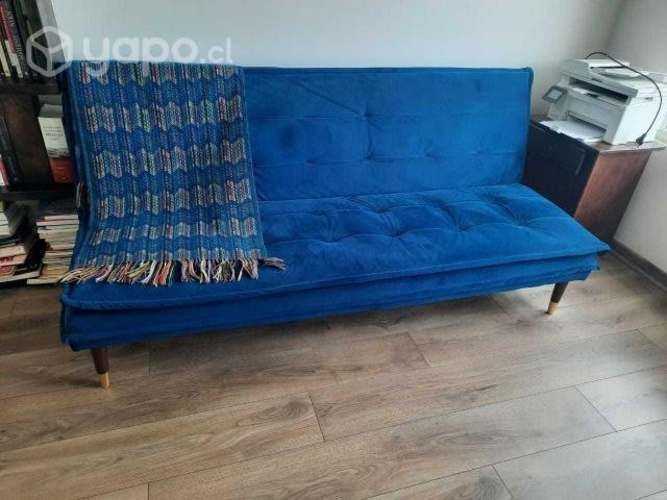 Futón Alfred Azul Sodimac (Sillón Cama 3 cuerpos)