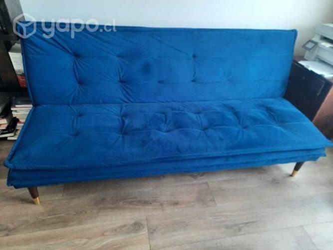 Futón Alfred Azul Sodimac (Sillón Cama 3 cuerpos)