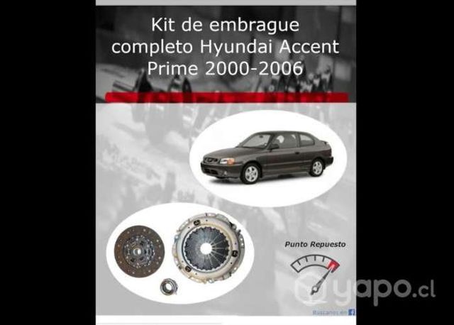 Kit embrague Hyundai Accent Prime 2000 al 2006
