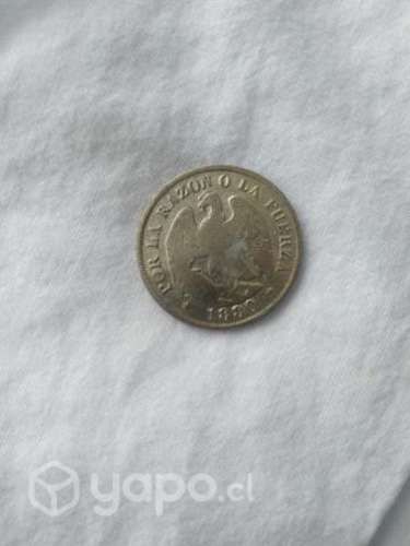 Monedas antiguas de plata siglo XIX