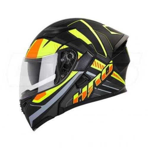 Casco Moto Hro 3400 cort n.m am.n Abatible