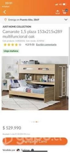 Camarote con escritorio