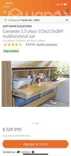 Camarote con escritorio