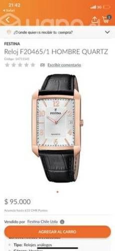 Reloj festina de hombre nuevo