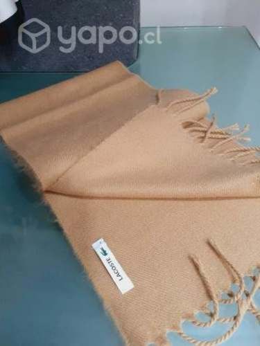 Bufanda lacoste camel
