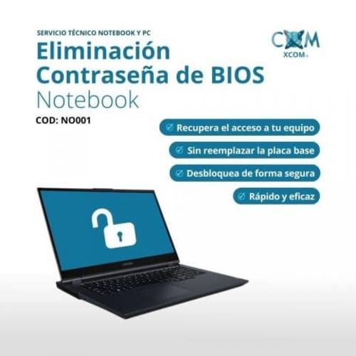 Eliminación de Contraseña de BIOS (Notebook)