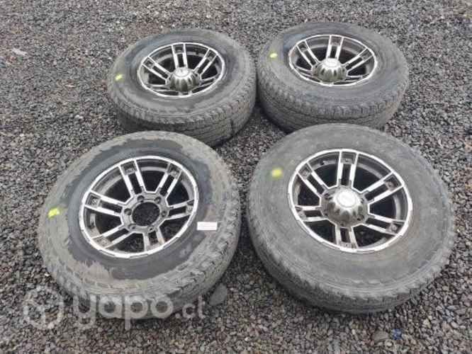 Juego Llantas 6 Pernos C/Neum 255 70 R16 (NTA246)