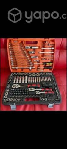 Caja De Herramientas Dados Y Llaves 216 Piezas*