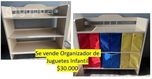 Mueble organizador juguetes infantil