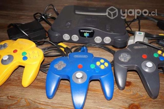 Nintendo 64 + 3 controles