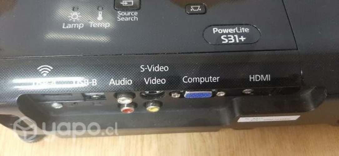Proyector epson s31+ impecable hdmi control remoto