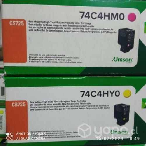 Toner Lexmark diversos modelos originales de alta