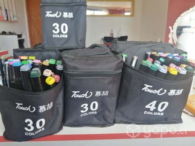 Plumones doble punta