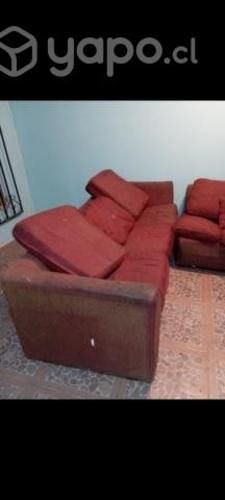 Dos sillones de 3 cuerpos