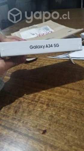 Samsung galaxy a34 nuevos silver y negro