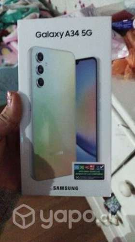 Samsung galaxy a34 nuevos silver y negro