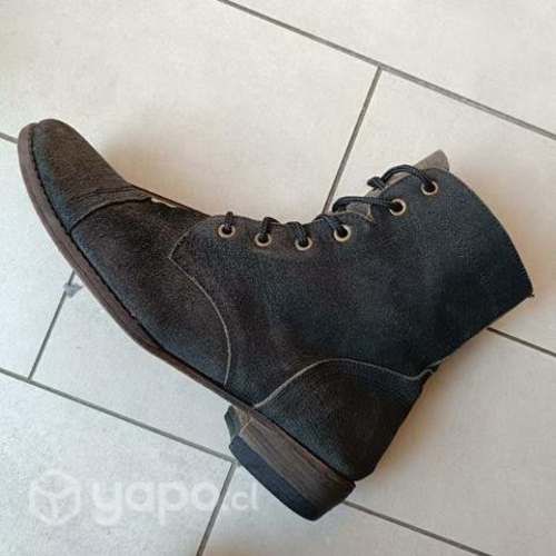 Botines Cuero Gamuza 42