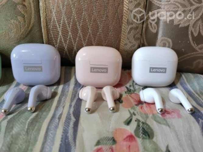 Audifonos con bluetooth marca lenovo lp40 pro