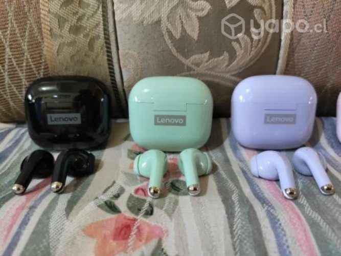 Audifonos con bluetooth marca lenovo lp40 pro