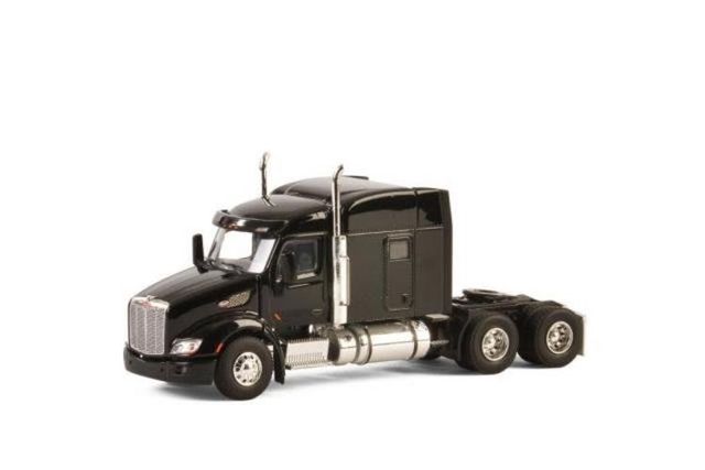 WSI Models Peterbilt 579 6x4 negro - escala 1:50