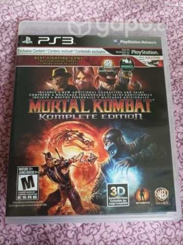 Mortal kombat komplete edition ps3