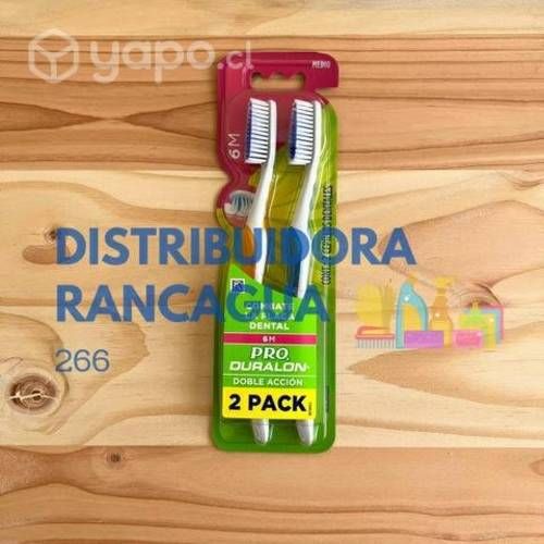 Cepillo dental Duralon medio pack de 2