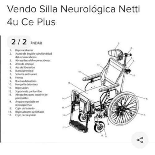 Silla neurológica modelo Netti
