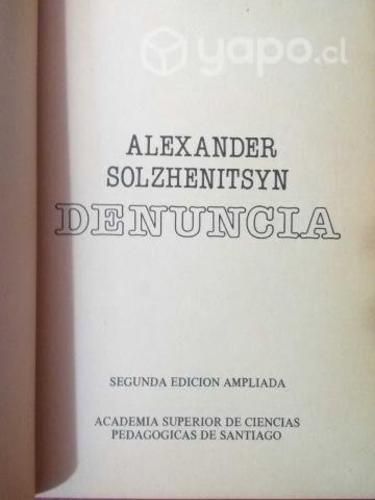 Denuncia, Alexander Solzhenitsyn