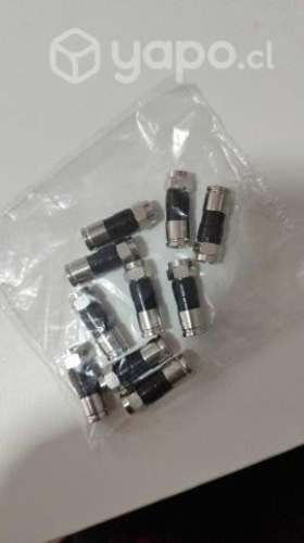 Conectores Rg6 Coaxial 10 unidades