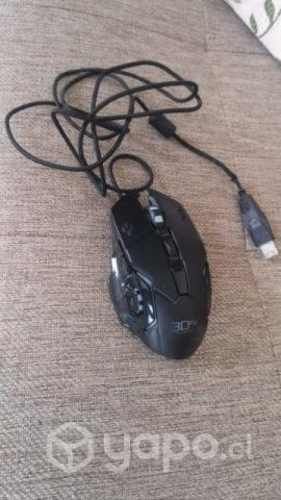 Mouse Gamer y mouse pad 2x1