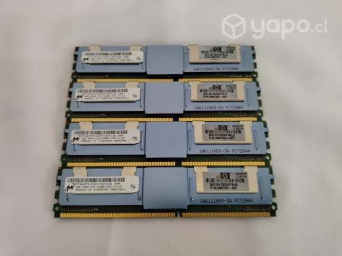 Memoria DIMM DDR2 ECC 2RX4 PC2-5300