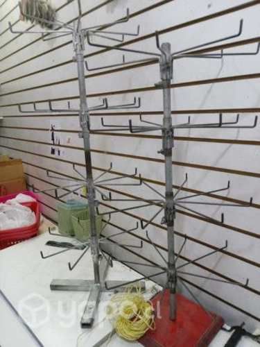 Exhibidor de llaveros para vitrinas